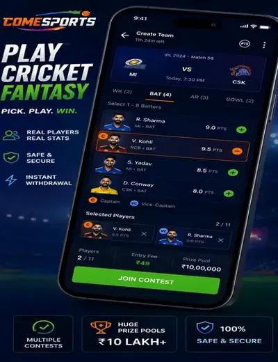 CassinoProPlay (arcade ProPlay) fantasy cricket & matchday visual 2